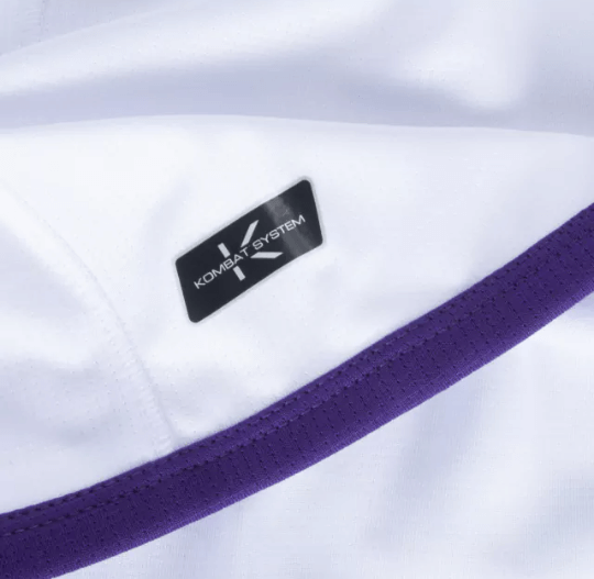 Camisa Fiorentina Away 22/23 Torcedor Kappa Masculina - Roxo e Branco