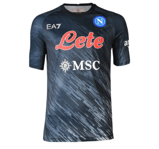 Camisa Napoli Third 22/23 Torcedor EA7 Masculina - Azul Marinho