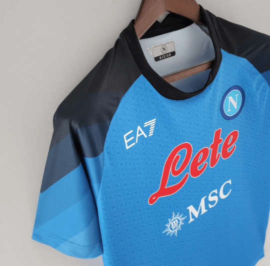 Camisa Napoli Home 22/23 Torcedor EA7 Masculina - Azul