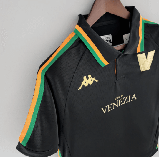 Camisa Venezia Home 22/23 Torcedor Kappa Masculina - Preta