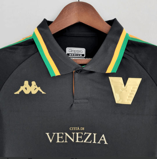 Camisa Venezia Home 22/23 Torcedor Kappa Masculina - Preta