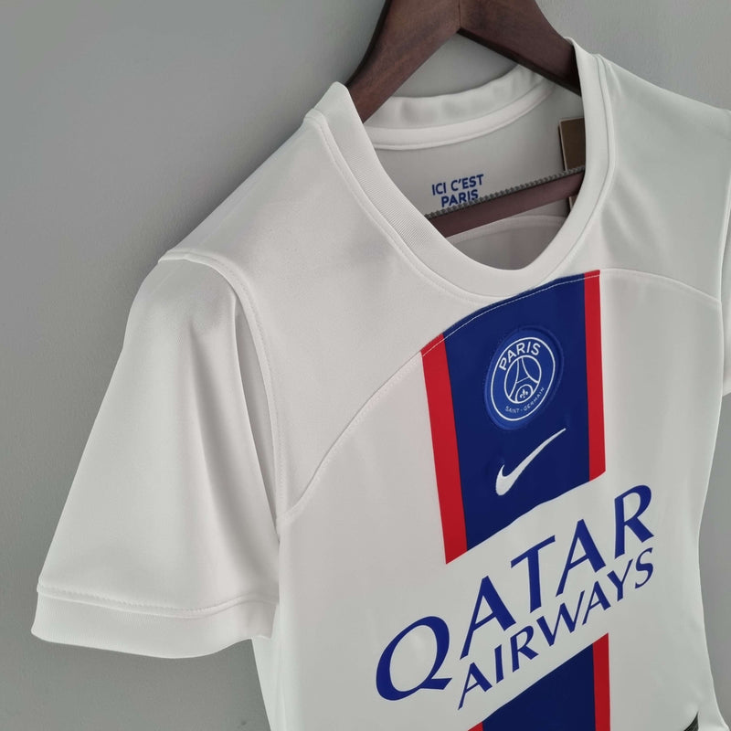 Camisa Paris Saint Germain - PSG Third 22/23 Torcedor Nike Feminina - Branca