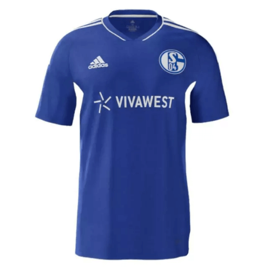 Camisa Schalke 04 Home 22/23 Torcedor Umbro Masculina - Azul Royal