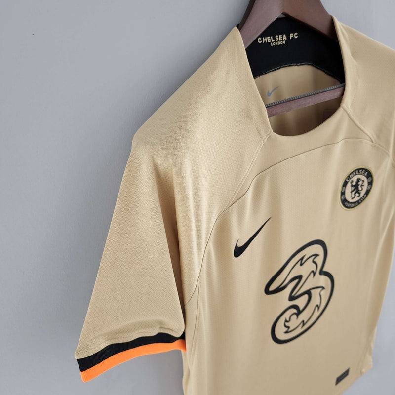 Camisa Chelsea Third 22/23 Torcedor Nike Masculina - Bege