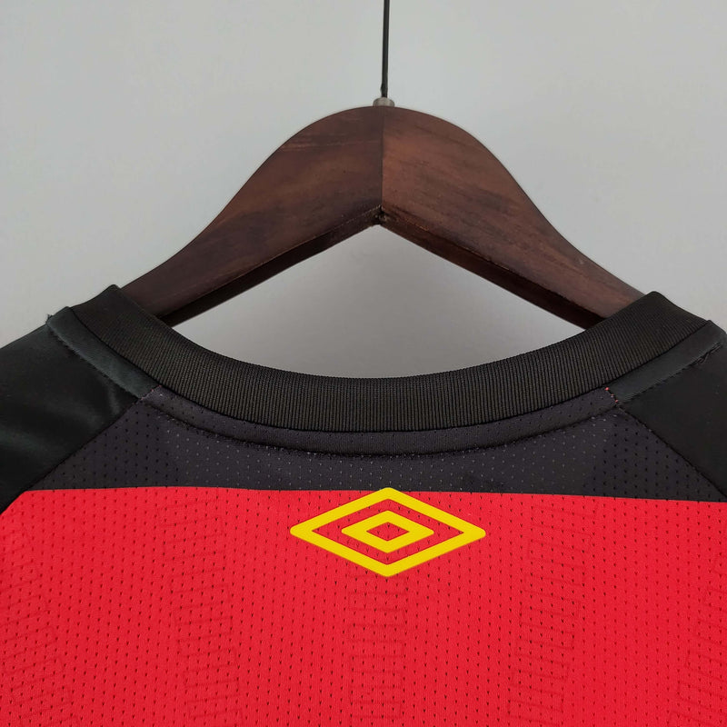 Camisa Sport Recife I 22/23 Torcedor Umbro Feminina - Vermelha e Preto